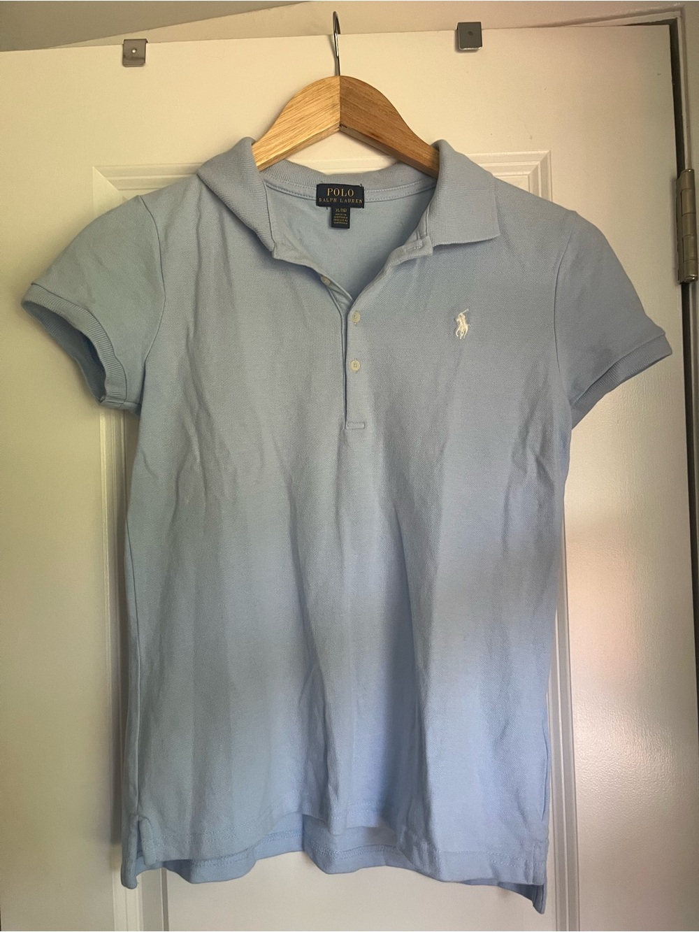 Polo by Ralph Lauren Light Blue Women's Polo Shirt